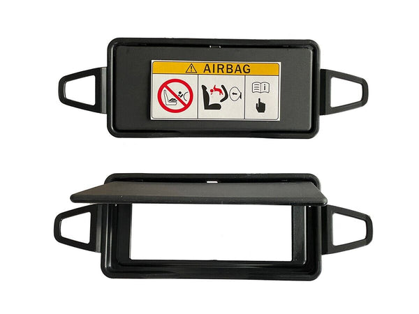 Mercedes W212 W218 Compatible Sun Visor Make up Mirror Cover Black 1 Piece 2128103710