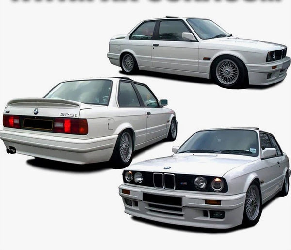 Bmw E30 Coupe M2 Mtech 2 Type 82-94 Compatible Bumper Set Body Kit