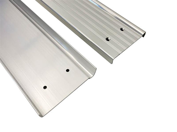 Door Sill Cover Plate Set 2 pcs Left Right Aluminium For Karmann Ghia Till 7m/64
