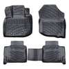 3D Floor Mats Liner Interior Protector Fit For Honda City 2009-Up (Black)