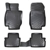 3D Molded Interior Car Floor Mat For Mazda Cx-3 2015-2020 (Black)