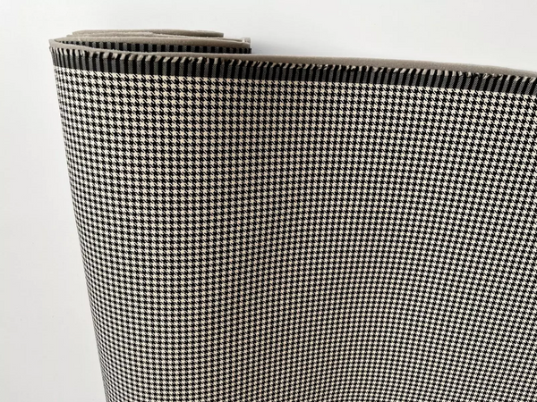 Porsche Compatible Pepita Seating Fabric Car Upholstery Houndstooth