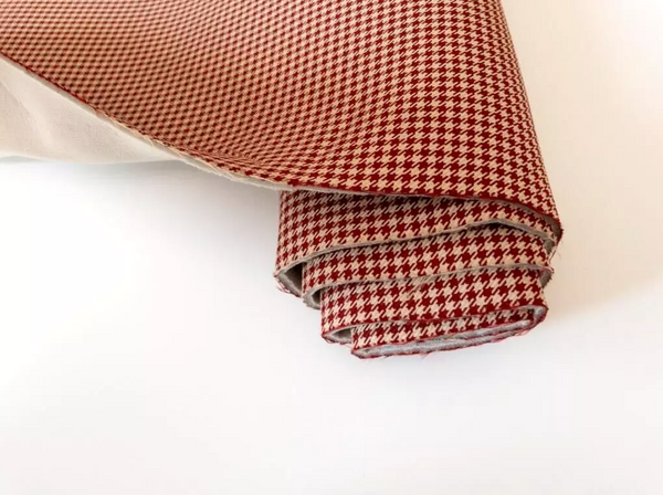 Porsche Compatible Pepita Seating Fabric Car Upholstery Houndstooth