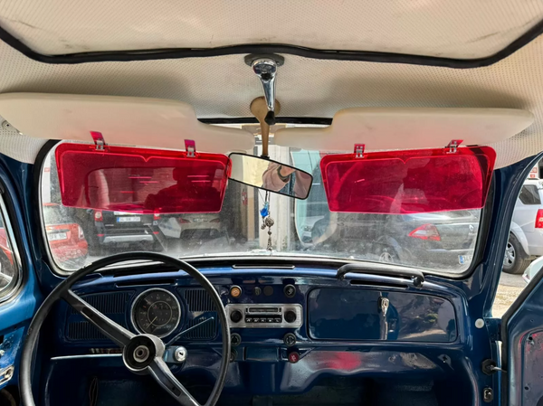 Transparent Sunvisor Sun Protector Extender Add On Vintage Style 2 Pieces