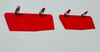 Transparent Sunvisor Sun Protector Extender Add On Vintage Style 2 Pieces