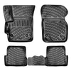3D Molded Interior Car Molded Floor Mat For Mazda 3 2009-2012 (Black)