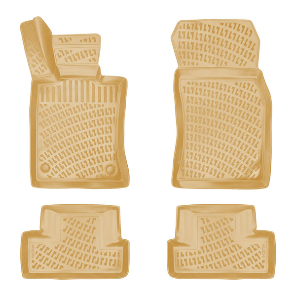 3D Molded Interior Beige Car Floor Mat for Cooper R56