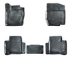 4 Pcs 3D Molded Floor Mats Fit For Mercedes Ml/W164 2006 > Up (Black)