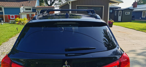 Mitsubishi Asx 2010-Up Compatible Black Roof Rack Cross Bars