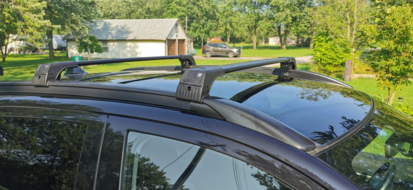 Mitsubishi Asx 2010-Up Compatible Black Roof Rack Cross Bars