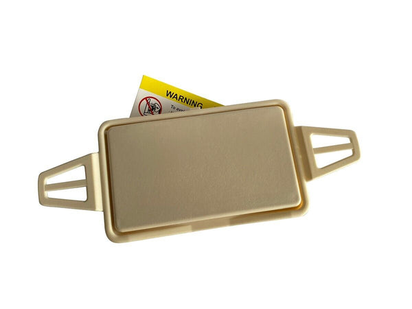 Mercedes W210 W211 2118110110 Compatible Sun Visor Make up Mirror Cover Cream 1 Piece