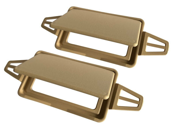 Mercedes W210 W211 2118110110 Compatible Beige Sun Visor Make up Mirror Cover 1 Piece