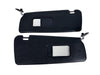 BMW E36 3 Series Sedan 1990β1998 Compatible Black Leatherette Sunvisor Set