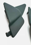 Mercedes W124 CompatibleMirror Inside Plate Trim Left and Right Without Hole 2 Pieces