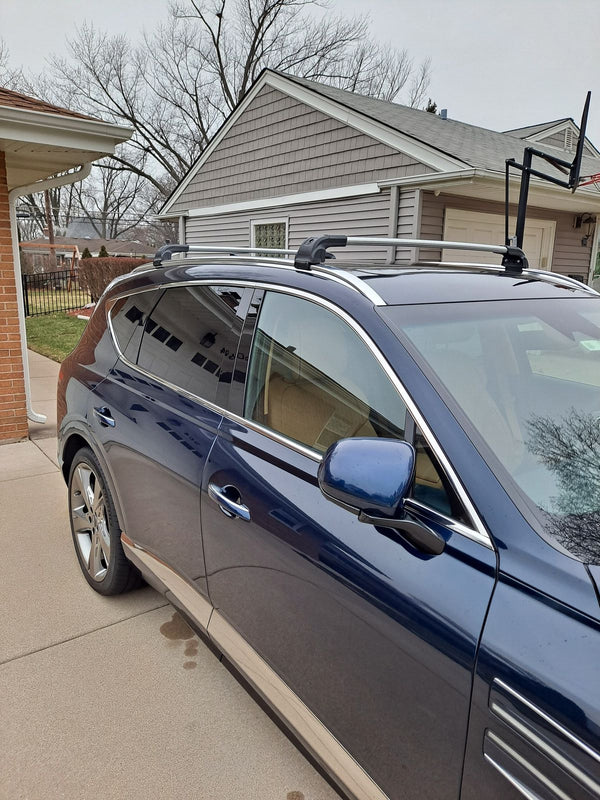 Strong Roof Rack Cross Bars Fits For Genesis GV80 2021-2023 Silver Color