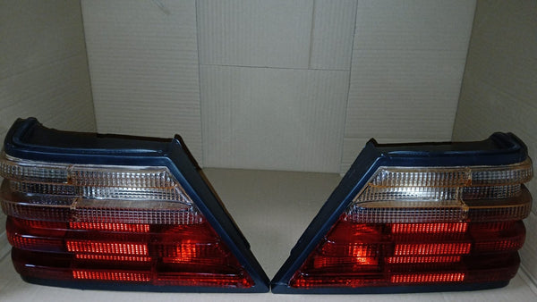 Mercedes W124 1985-1993 300E Compatible Rear Taillight Set R+L US Spec Pink E500 Hella Type