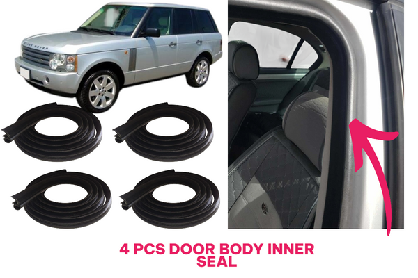Range Rover L322 2002-2012 Velvet Rubber Door Inner Body Seal Weatherstrip