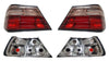 Mercedes W124 1985-1993 300E Compatible Rear Taillight Set R+L US Spec Pink E500 Hella Type