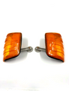 Mercedes-Benz W201 US USA Compatible Turn Signal Light Set Yellow R+L 82-93 2018260043