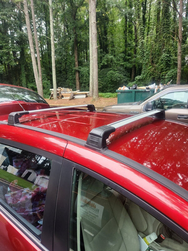 Mazda Mpv 2006-2016 Compatible Silver Roof Rack Cross Bars