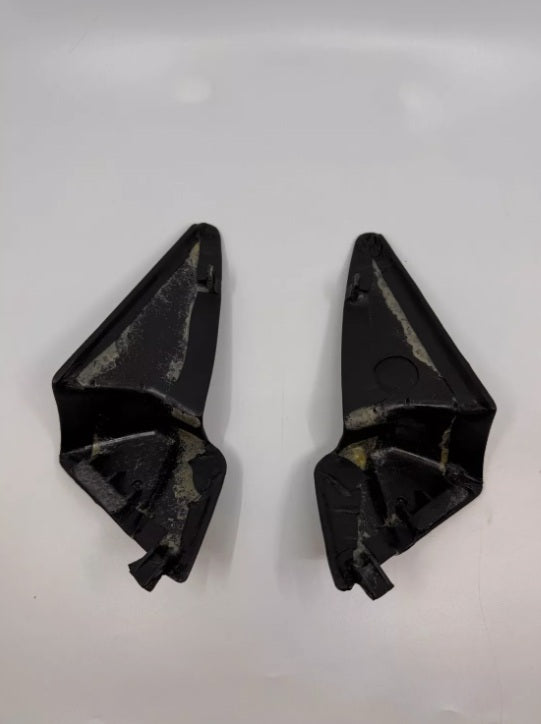 Mercedes W124 CompatibleMirror Inside Plate Trim Left and Right Without Hole 2 Pieces