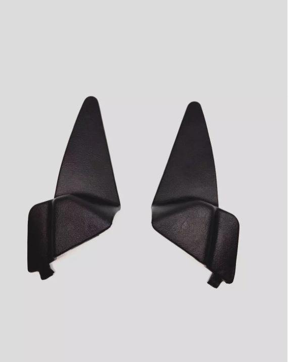 Mercedes W124 CompatibleMirror Inside Plate Trim Left and Right Without Hole 2 Pieces