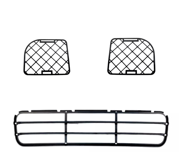 Bmw E36 Compatible M-tech Bumper Slat Type 3 Pieces Grill Set