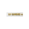 Mercedes A250D Compatible Chrome Emblem Label Nameplate Badge A177 817 17 00