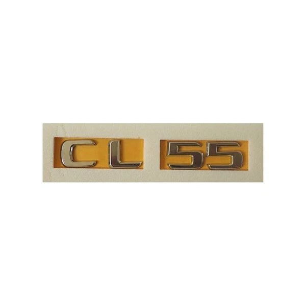 Mercedes CL55 Compatible Chrome Emblem Label Nameplate Badge A140 817 40 15