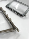 Mercedes-Benz W202 93-97 Compatible Headlight Glass With Frame Right + Left Set