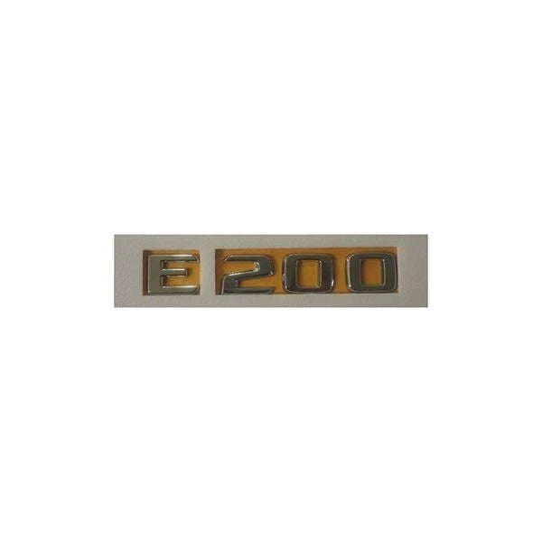 Mercedes E200 Compatible Chrome Emblem Label Nameplate Badge A124 817 54 15