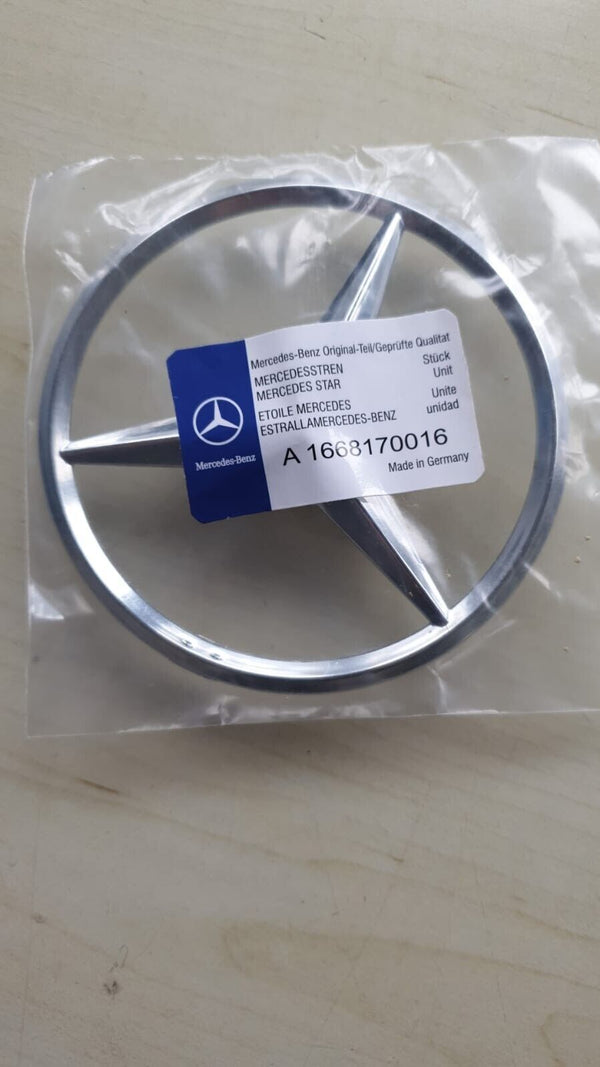 Mercedes W166 Compatible Trunk Badge Star Emblem A1668170016