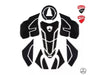 Ducati Panigale Streetfighter V4 V4S 18-24 Compatible 6D Carbon Fiber Tank Pad Sticker Set