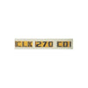 Mercedes CLK 270 CDI Compatible Chrome Emblem Label Nameplate Badge A209 817 02 15