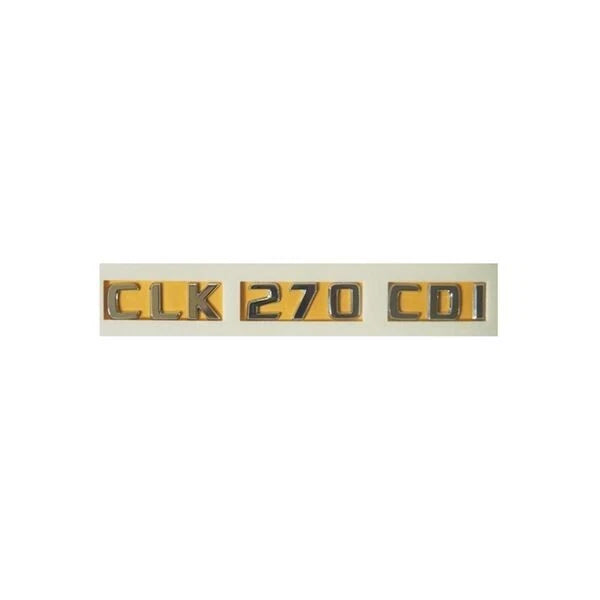 Mercedes CLK 270 CDI Compatible Chrome Emblem Label Nameplate Badge A209 817 02 15