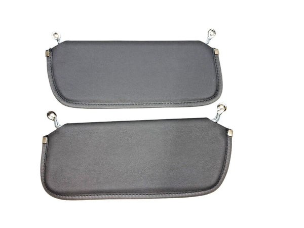 Corvette C3 Stingray 1969-1976 Compatible Sunvisor Set Pair With Bracket L + R 2 Pieces