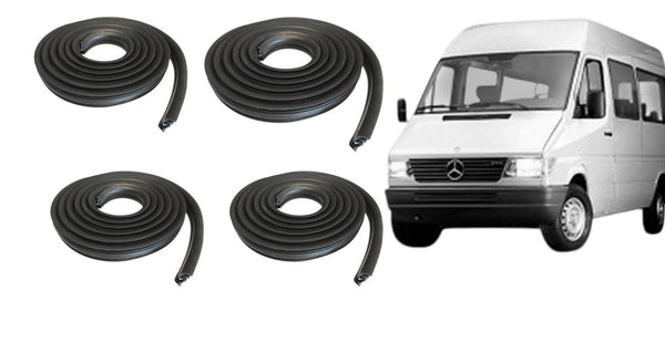 Mercedes Sprinter W901 1995-2006 Compatible Front Sliding Rear Doors Weatherstrip 4pcs