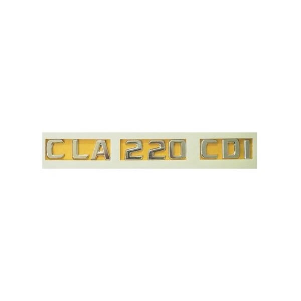 Mercedes CLA 220 CDI Compatible Chrome Emblem Label Nameplate Badge A117 817 21 15