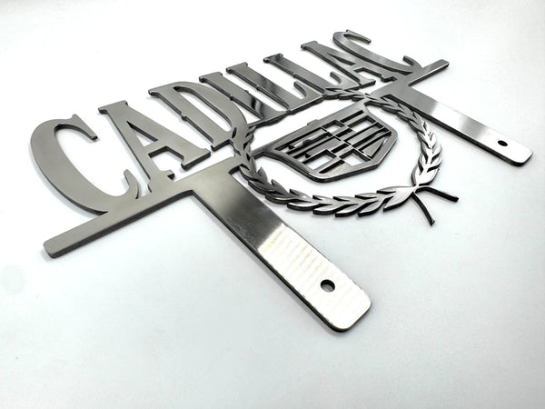Cadillac Car Club Classic Metal Hot Rod Window Sign Plaque Laser Cut 11x17"