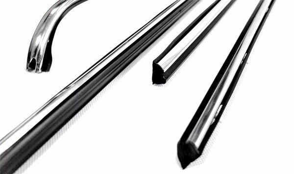 Mercedes Benz W114 W115 Sedan 4 Doors Chrome Side Mouldings Trim 10 Pcs S.Steel