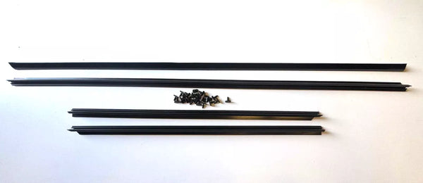 Mercedes W210 Late Sedan 2000-2003 Compatible Door Lower Side Moulding Trim Set A2106900562