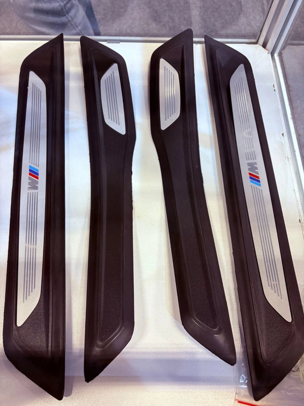BMW F30 335i 2012-2018 Compatible Front & Rear Door Sill Scuff Step Plate Panel M Sport Set New