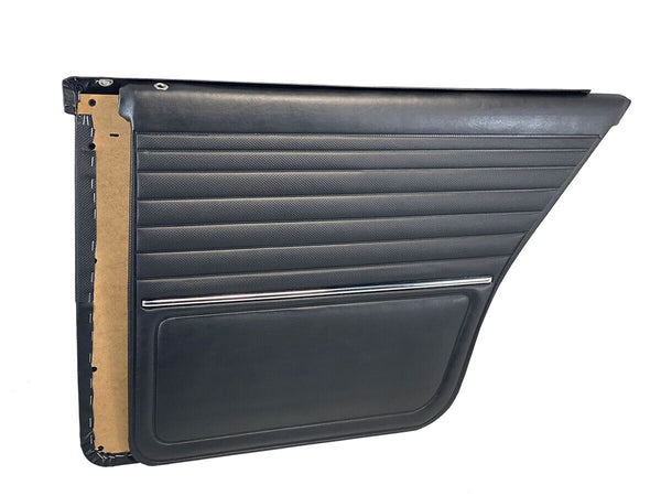 BMW E12 Sedan 5 Series 1972-1981 Compatible Interior Door Panel Black 4 PCS