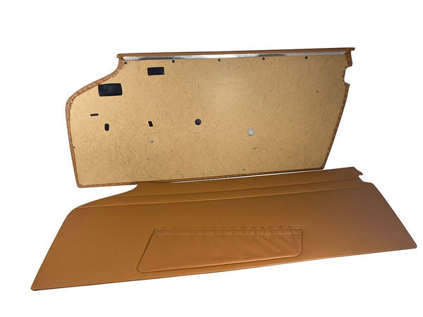 Mercedes W113 230 250 280SL Door Panel With Soft Pocket Tobacco 2pcs