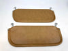 Corvette C3 Stingray 1969-1976 Compatible Sunvisor Set Pair With Bracket L + R 2 Pieces