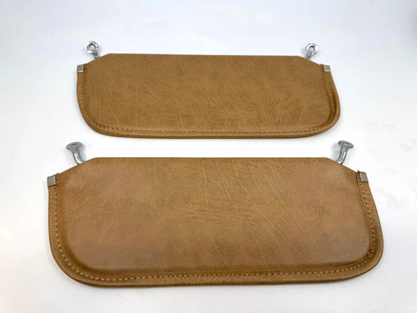 Corvette C3 Stingray 1969-1976 Compatible Sunvisor Set Pair With Bracket L + R 2 Pieces