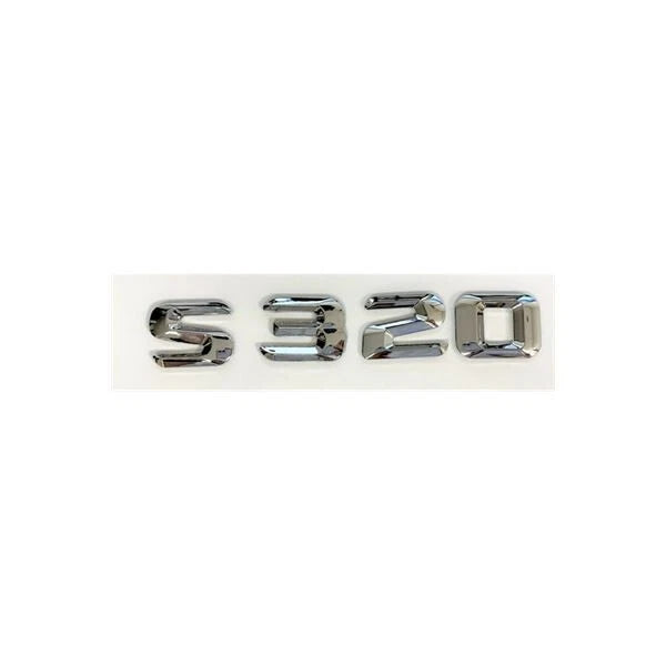 Mercedes S320Compatible Chrome Emblem Label Nameplate Badge A140 817 32 15