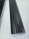 BMW E39 96-03 Compatible Door Sill Plate Strip Set Black 2pcs 51478204007