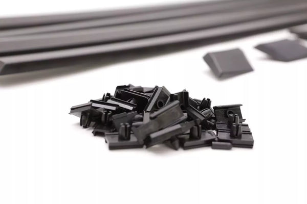 BMW E34 1987-1996 Compatible Body Side Moulding Trim Set 8 Pieces with these Sleek Body Side Moldings