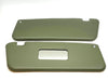 Mercedes R107 W107 C107 Compatible Olive Green Color Sunvisor Set
